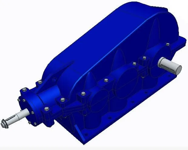 Редуктор КЦ2-1000-28 трехступенчатый конически-цилиндрический
