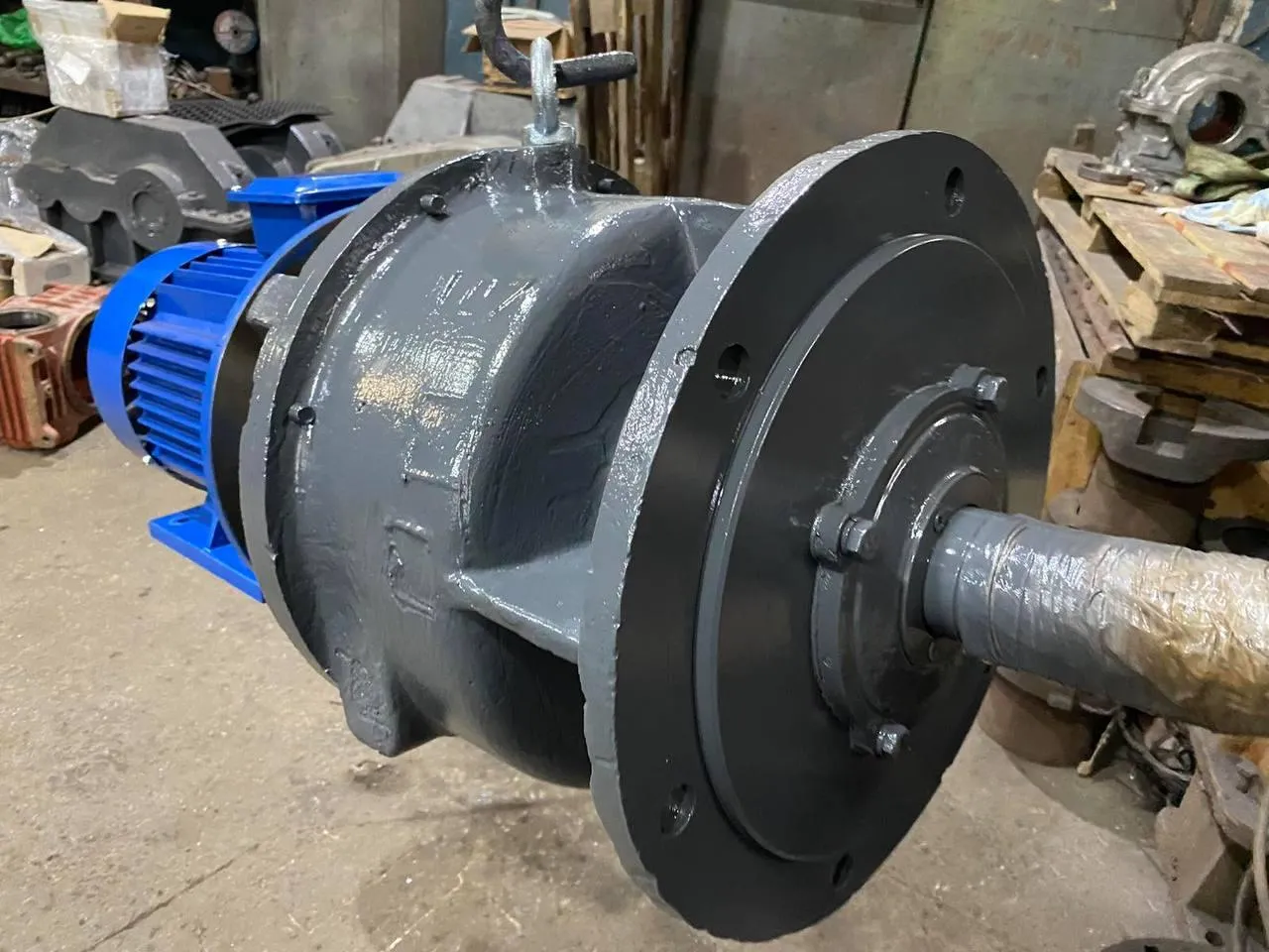 МПО1М-10-7,34-3/195 Мотор-редуктор одноступінчатий планетарний, редуктор МПО1М-10-7,34-3/195 планетарний