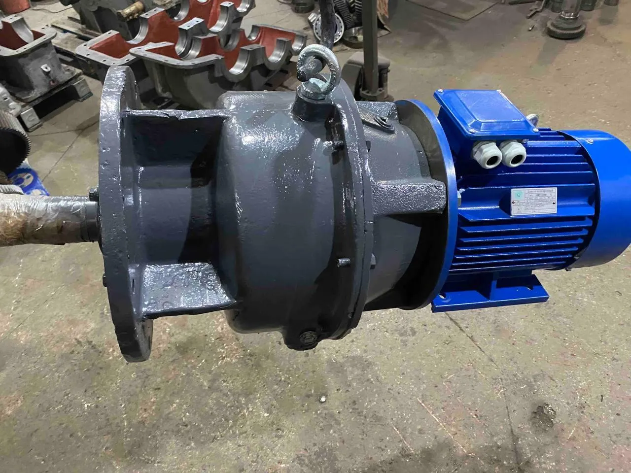 МПО1М-10-7,34-3/195 Мотор-редуктор одноступінчатий планетарний, редуктор МПО1М-10-7,34-3/195 планетарний