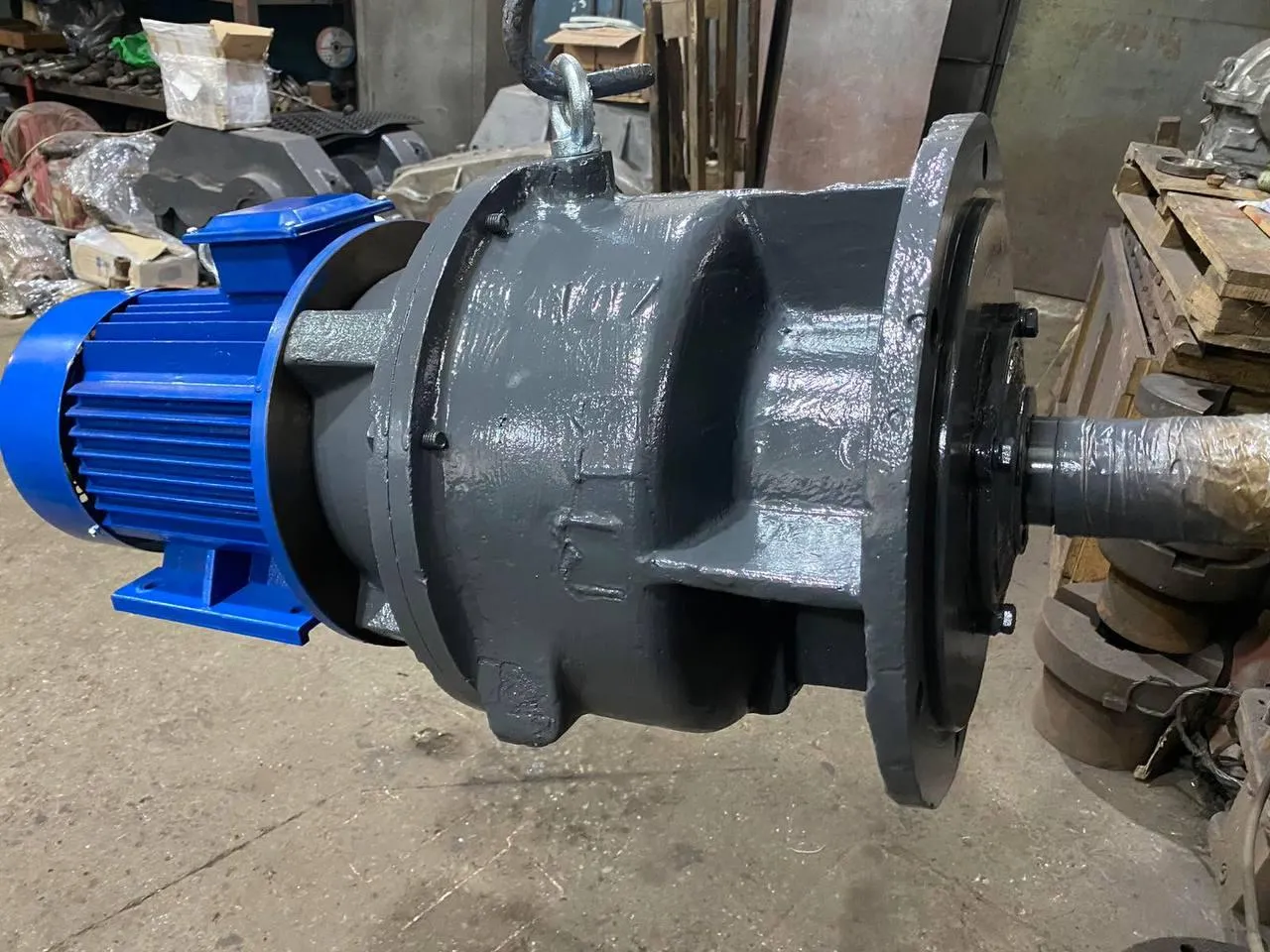 МПО1М-10-7,34-3/195 Мотор-редуктор одноступінчатий планетарний, редуктор МПО1М-10-7,34-3/195 планетарний